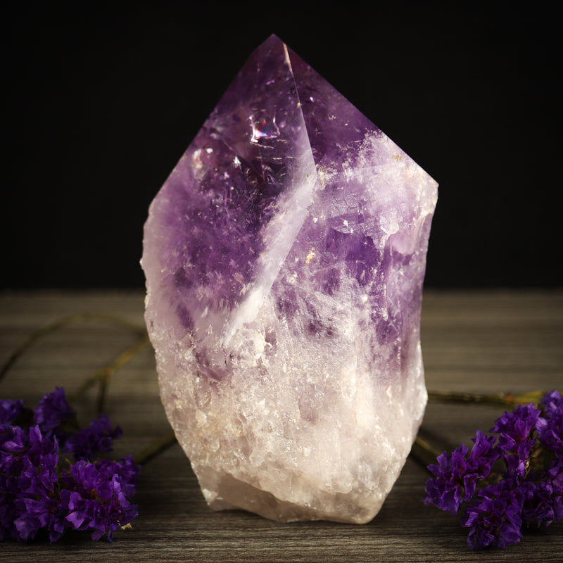 Amethyst Natural Point Crystal Point Aquarius