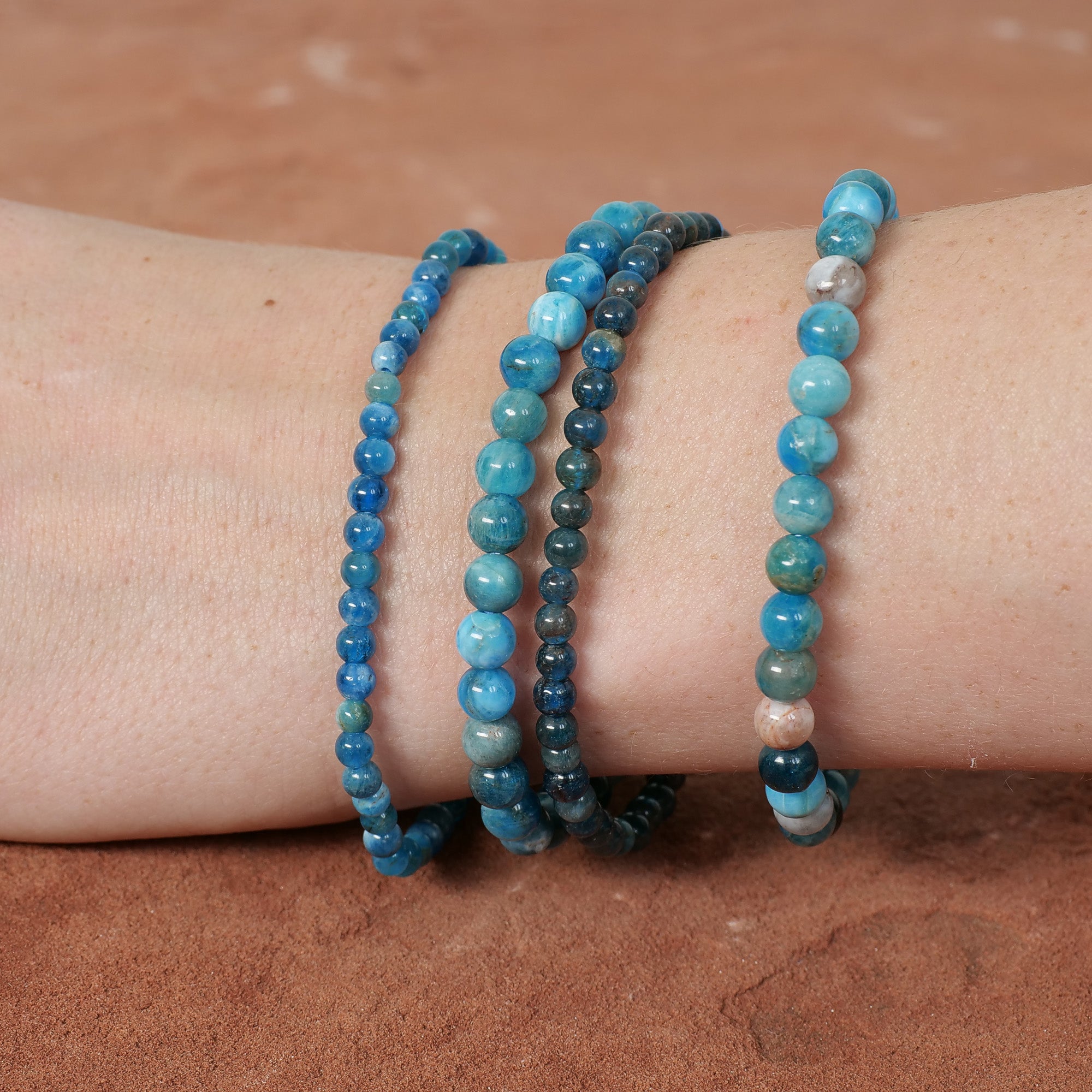 Blue Apatite Bracelet Jewelry: Bracelet Milk and Honey