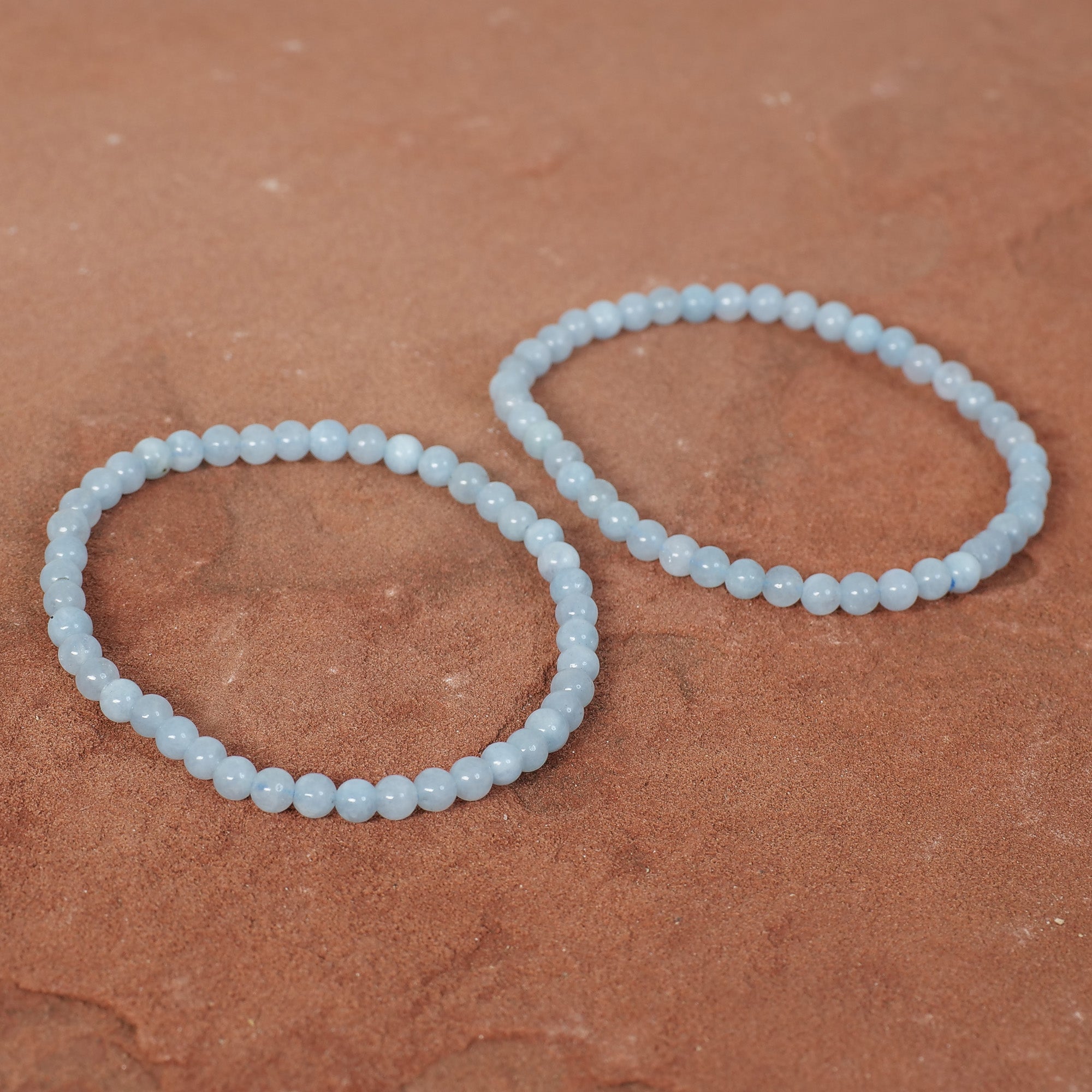 Aquamarine Bracelet Jewelry: Bracelet Milk and Honey 4mm