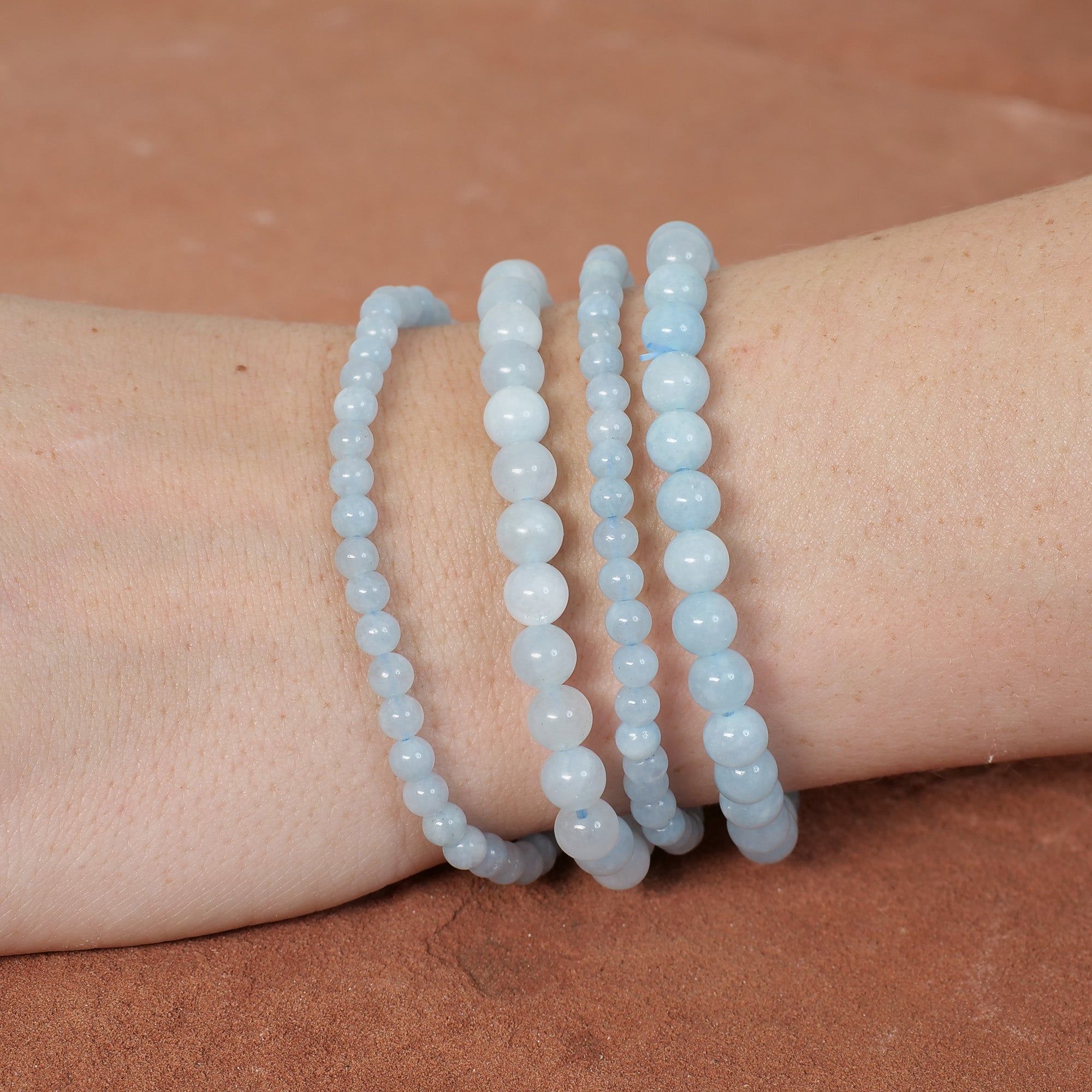 Aquamarine Bracelet Jewelry: Bracelet Milk and Honey