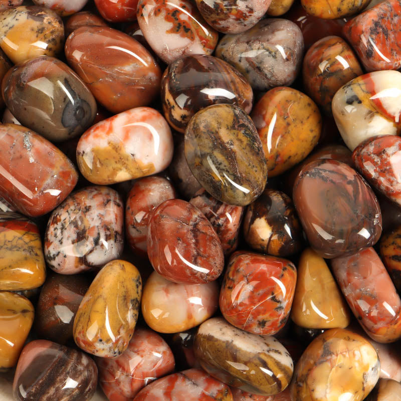 Bamboo Leaf Agate Tumbled Crystal Tumbled Crystal Magic