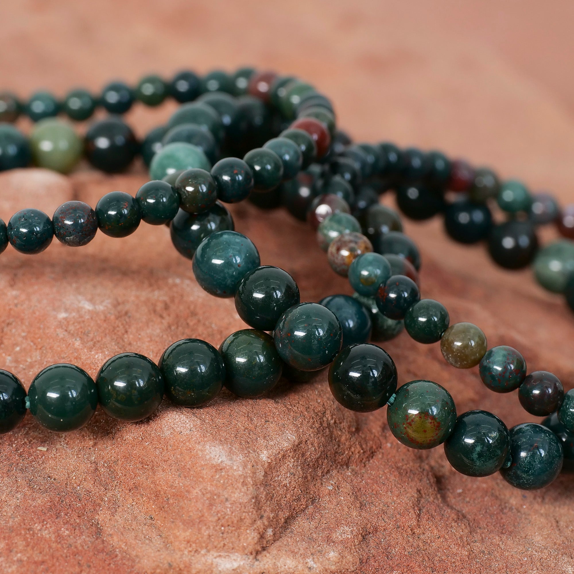 Bloodstone Bracelet Jewelry: Bracelet Milk and Honey