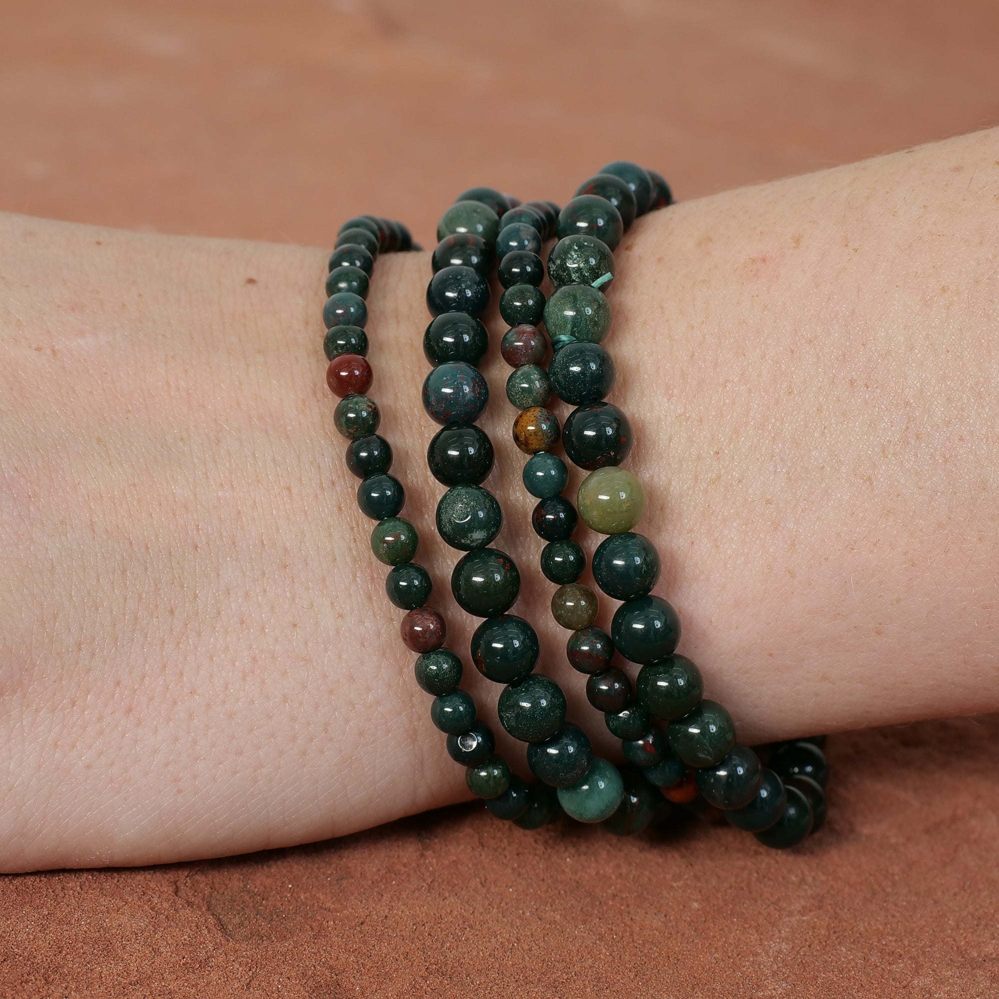 Bloodstone Bracelet Jewelry: Bracelet Milk and Honey