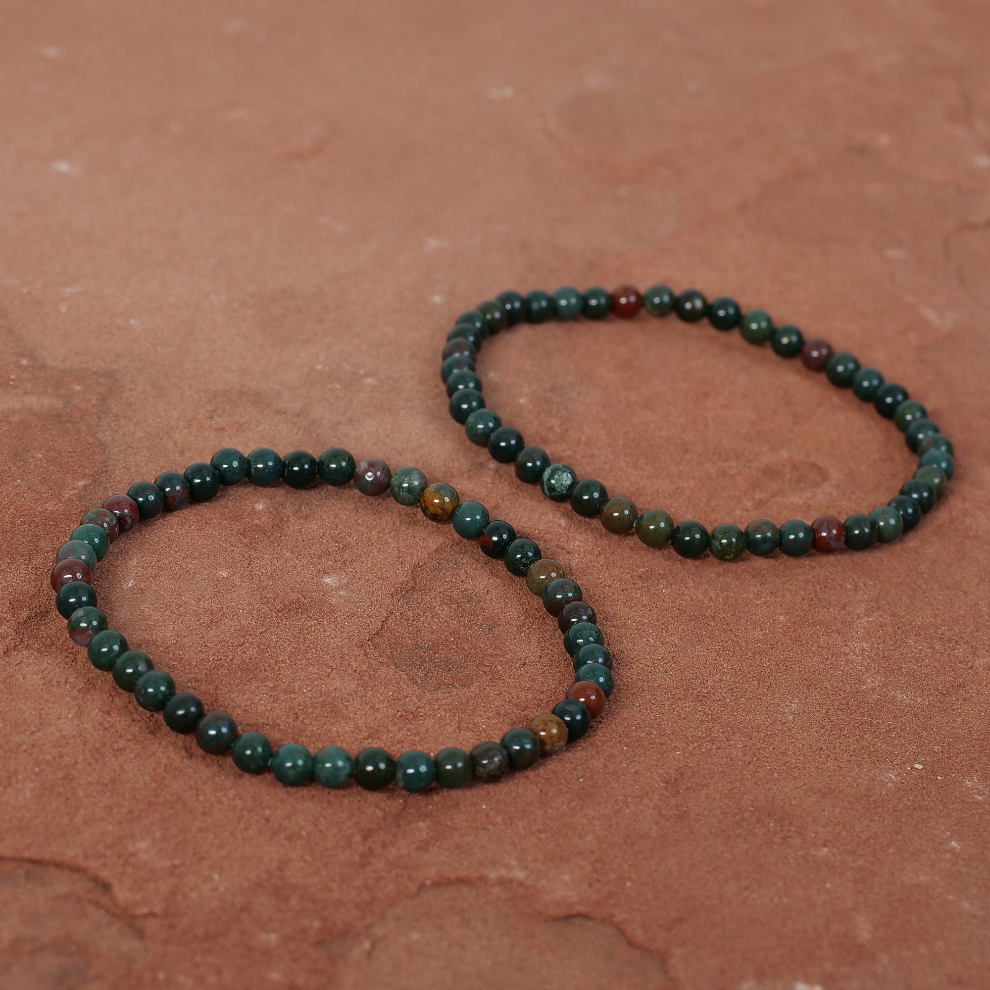 Bloodstone Bracelet Jewelry: Bracelet Milk and Honey 4mm