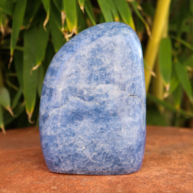 Base Cut Blue Calcite Free Form Crystal Carvings Crystal Magic