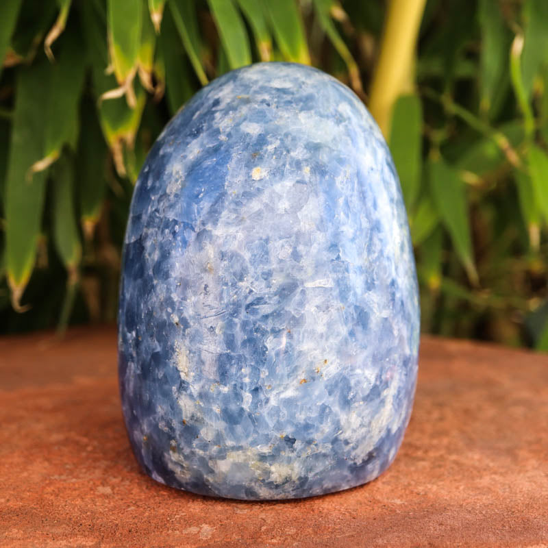 Base Cut Blue Calcite Free Form Crystal Carvings Crystal Magic