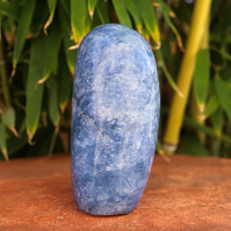 Base Cut Blue Calcite Free Form Crystal Carvings Crystal Magic