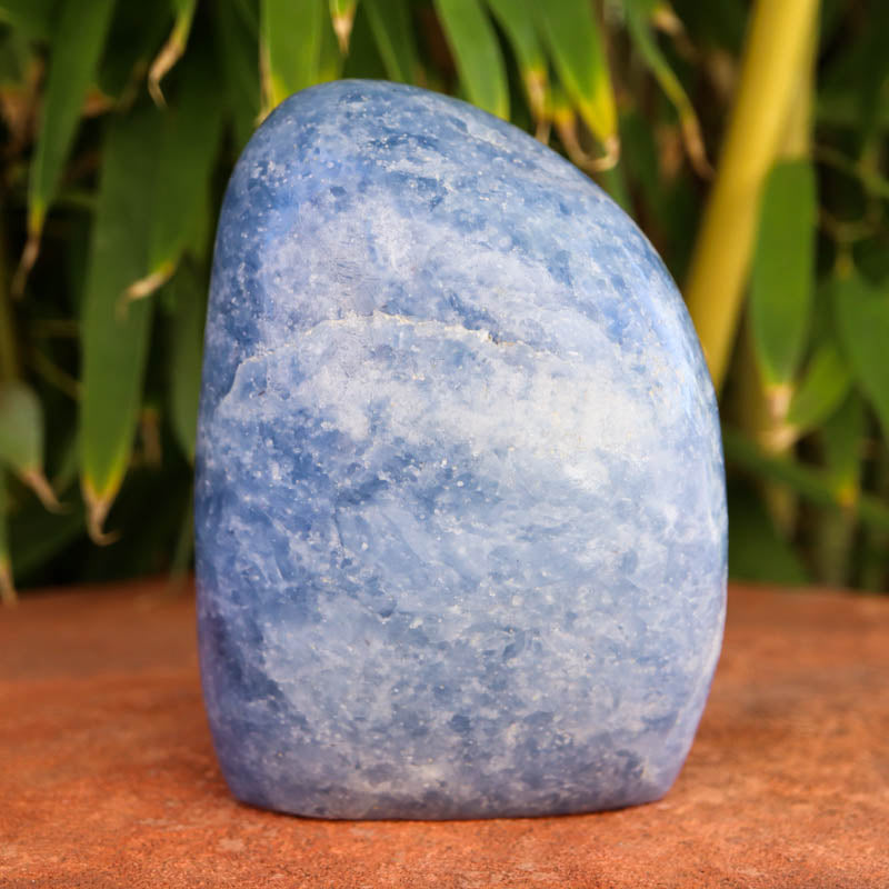Base Cut Blue Calcite Free Form Crystal Carvings Crystal Magic