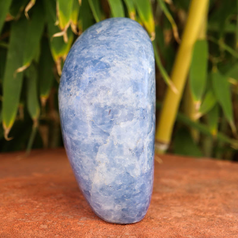 Base Cut Blue Calcite Free Form Crystal Carvings Crystal Magic