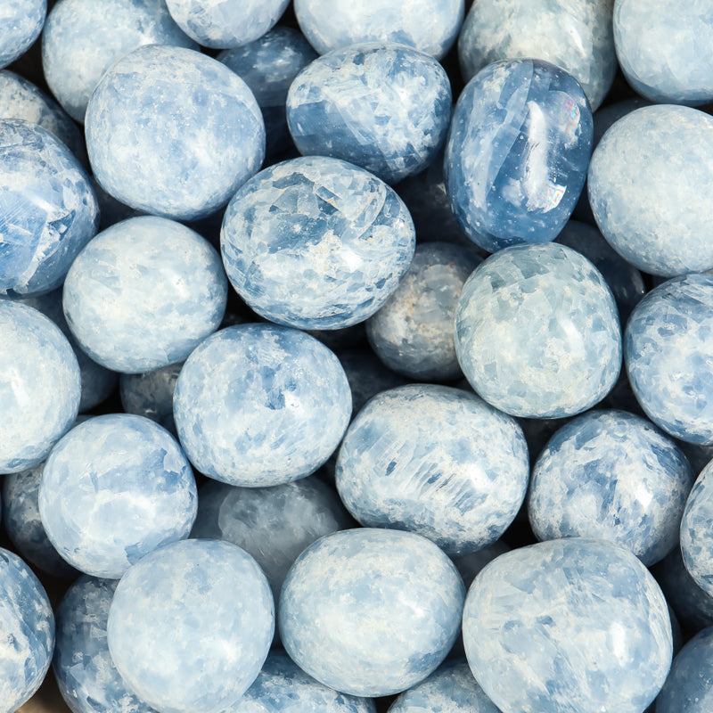Blue Calcite Tumbled Crystal Tumbled Crystal Magic