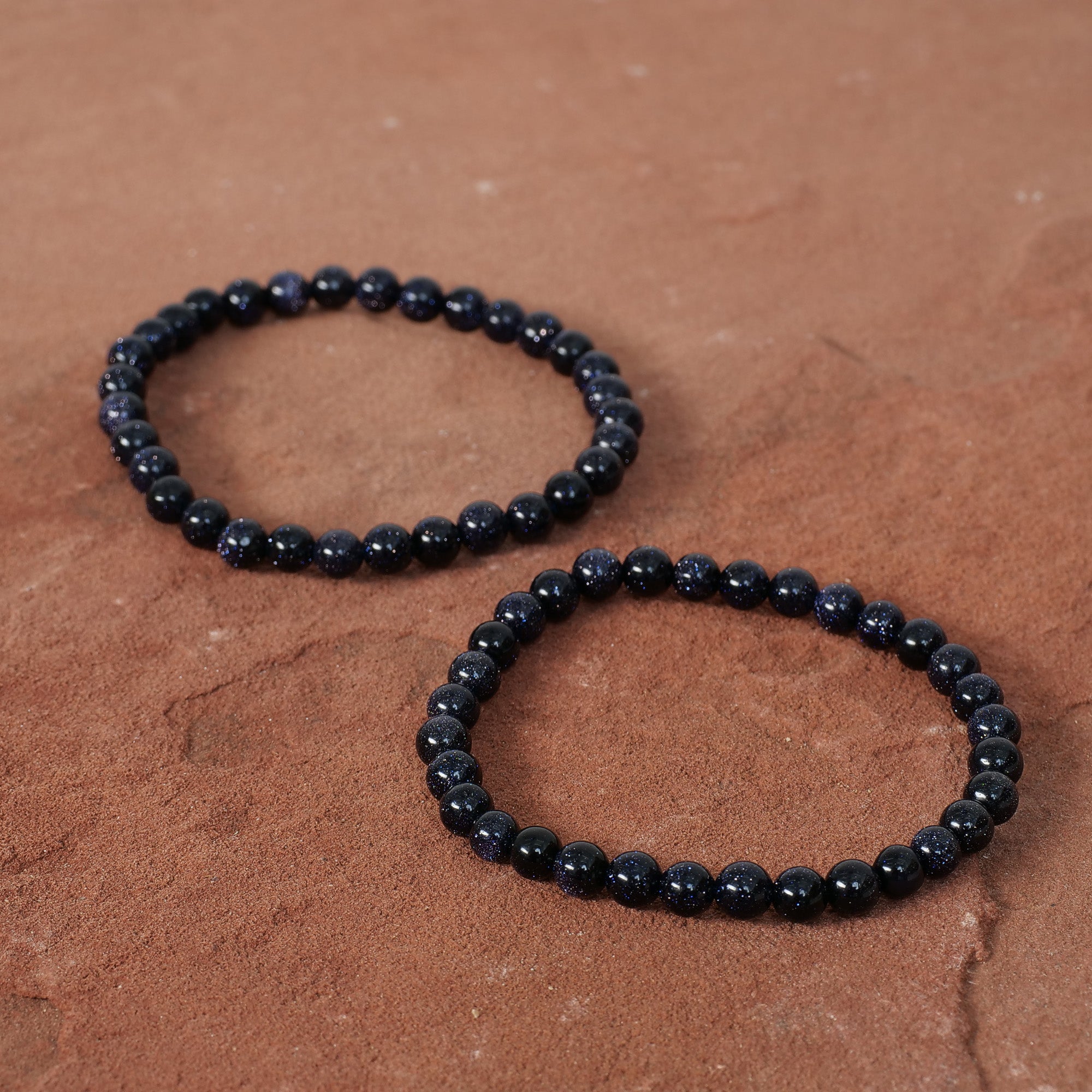 Blue Goldstone Bracelet Jewelry: Bracelet Milk and Honey 6mm