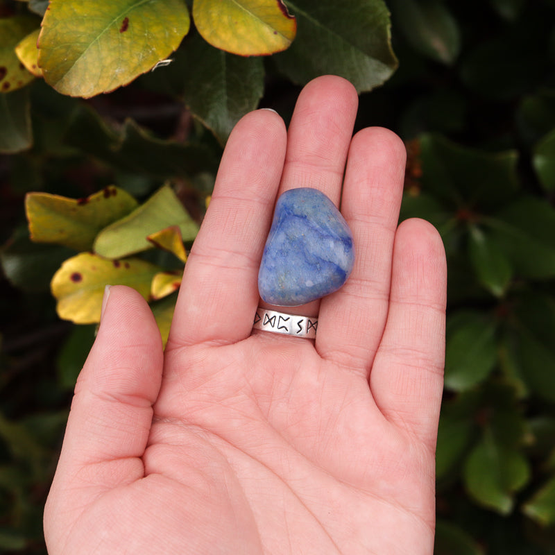 Blue Quartz Tumbled Crystal Tumbled Crystal Magic