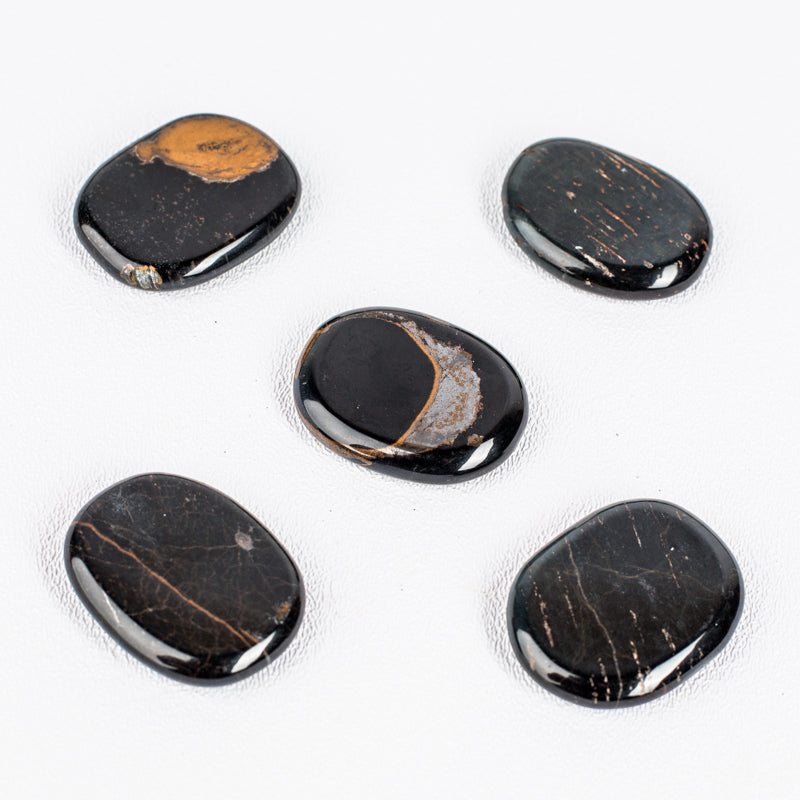 Blue Tiger's Eye Palm Stone Crystal Palm Stones Crystal Magic