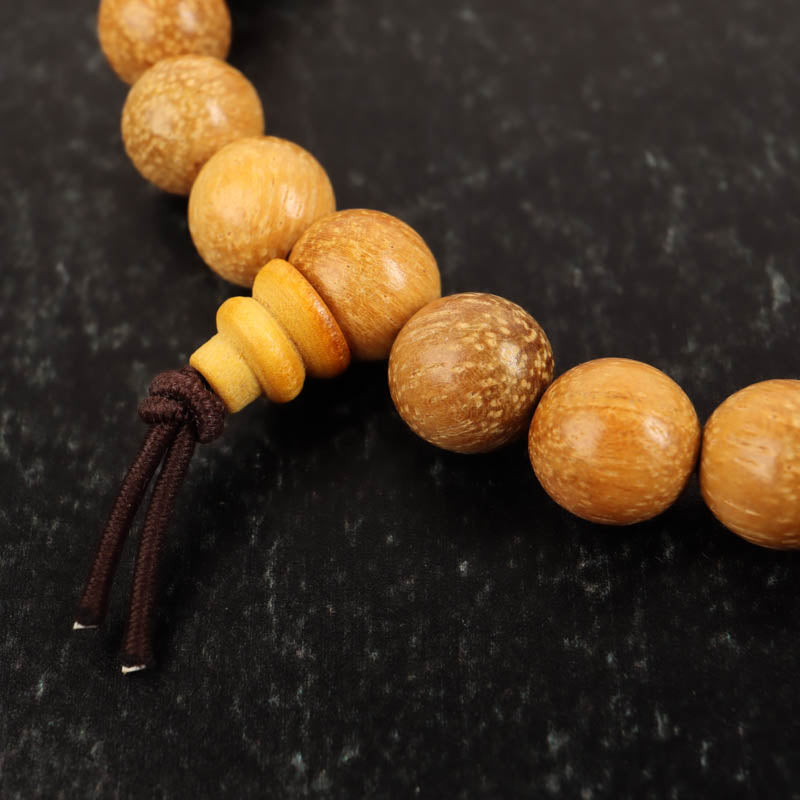 Boxwood Wrist mala Jewelry: Mala Namu Baru
