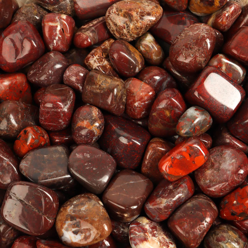 Brecciated Jasper Tumbled Crystal Tumbled Aries