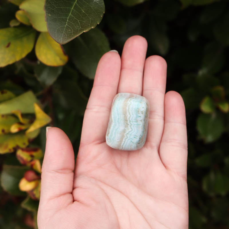 Caribbean Calcite Tumbled Crystal Tumbled Aquarius Sign