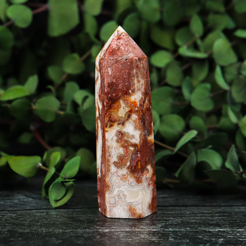 Red Crazy Lace Agate Point