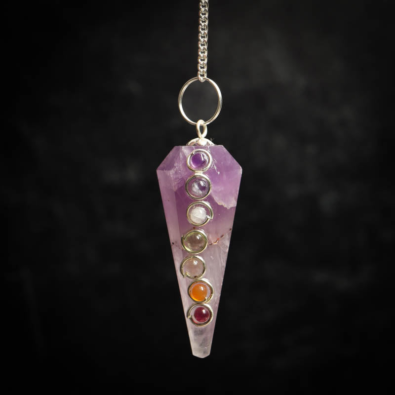 Crystal Generator Point Chakra Pendulum Gifts & Decor: Pendulum Crystal Magic online Amethyst 