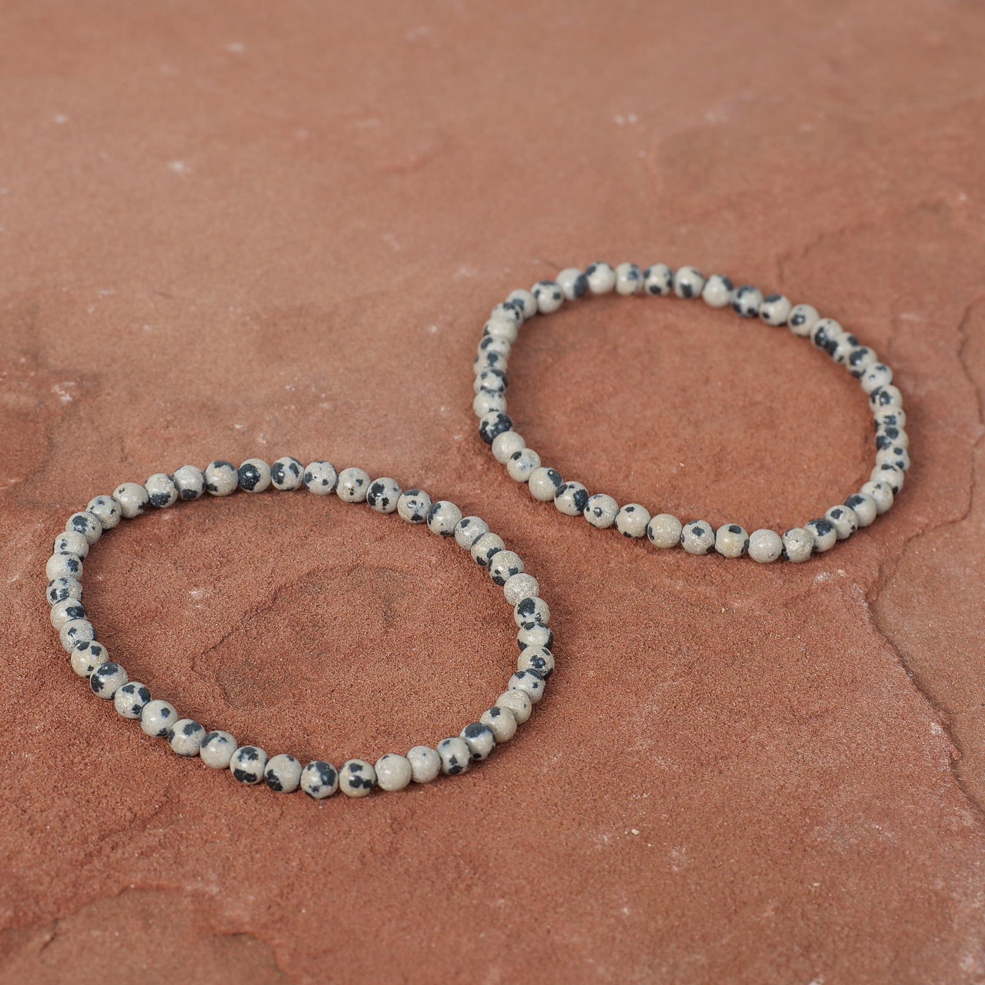 Dalmatian Jasper Bracelet Jewelry: Bracelet Milk and Honey 4mm