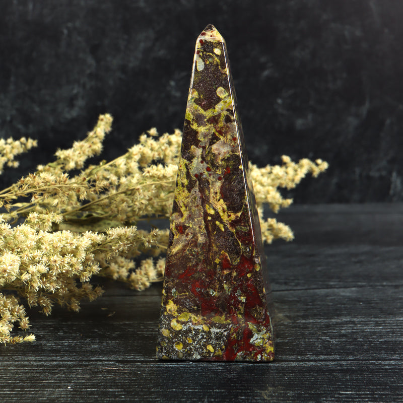 Dragons Blood Jasper Obelisk