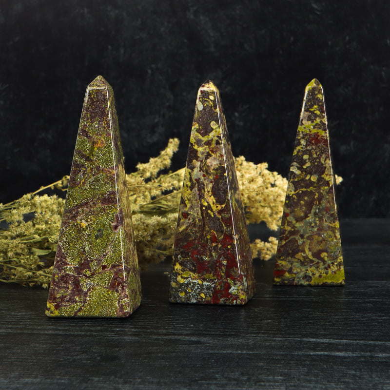 Dragons Blood Jasper Obelisk