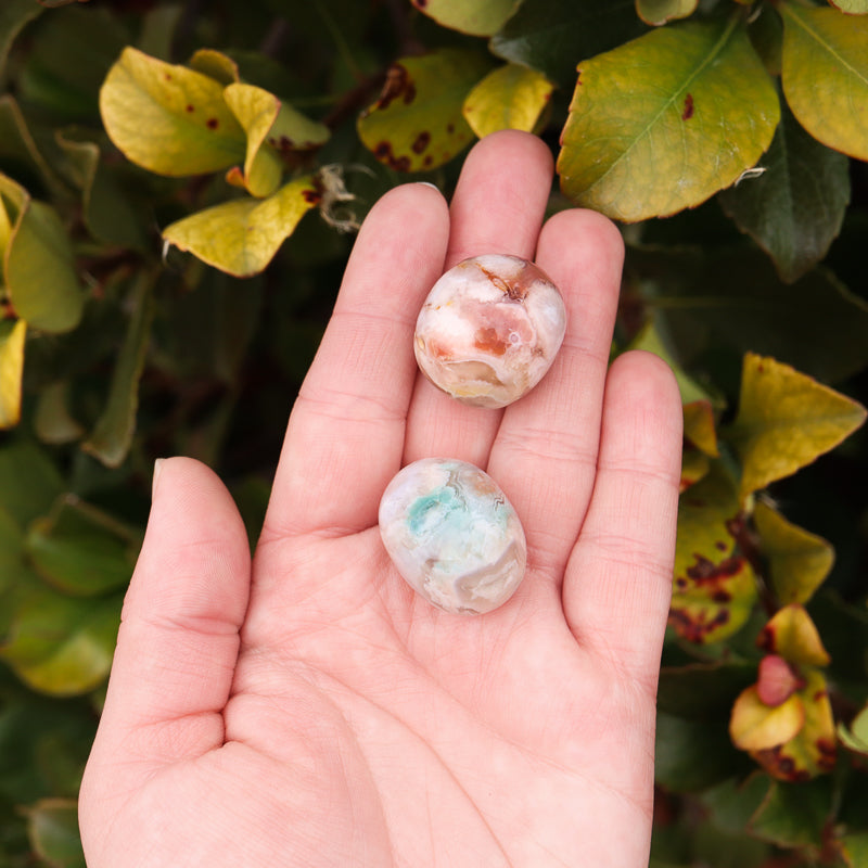 Flower Agate Tumbled Crystal Tumbled Crystal Magic