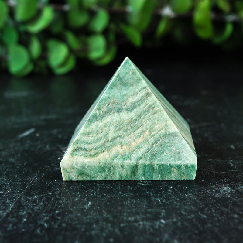 Fuchsite Pyramid