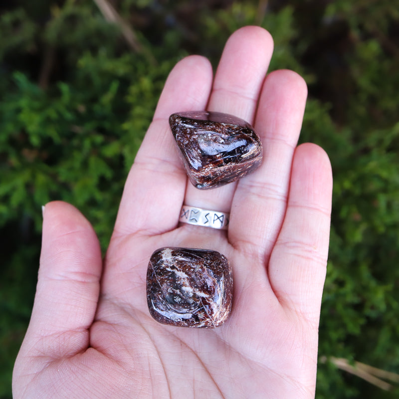 Garnet Tumbled Crystal Tumbled Crystal Magic Smooth