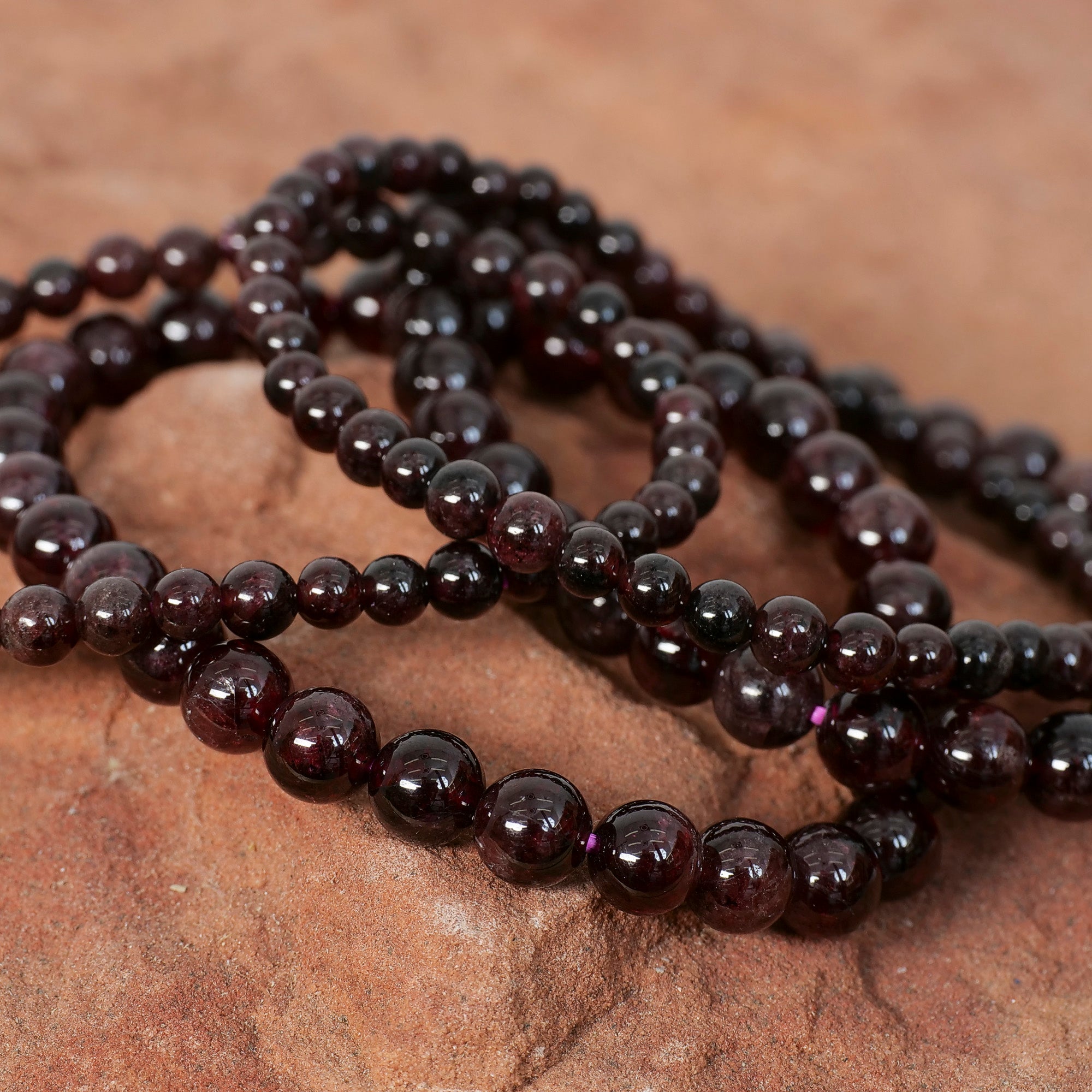 Garnet Bracelet Jewelry: Bracelet Milk and Honey