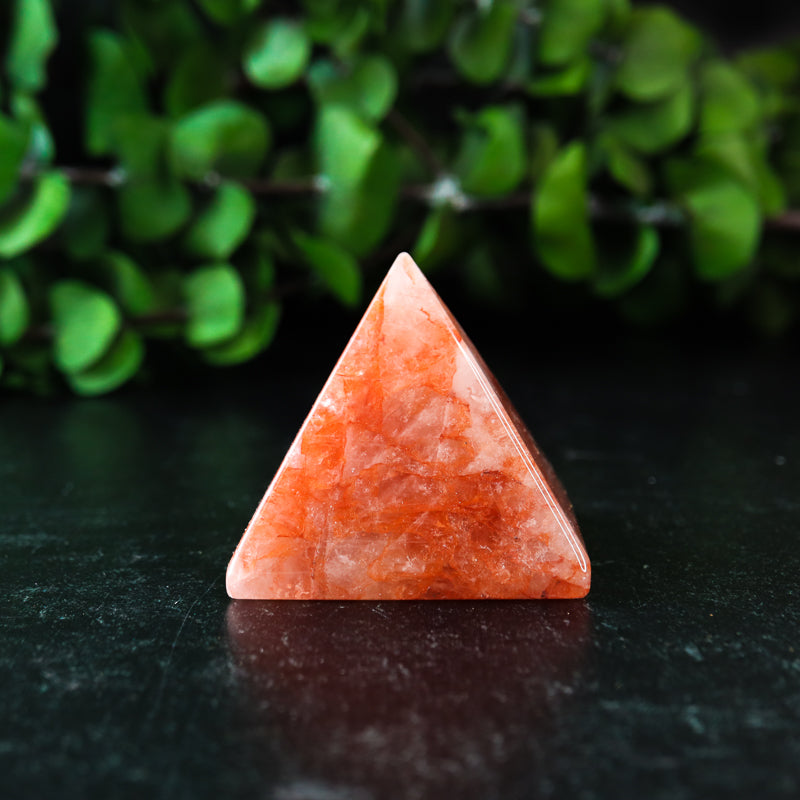 Hematoid Quartz Pyramid