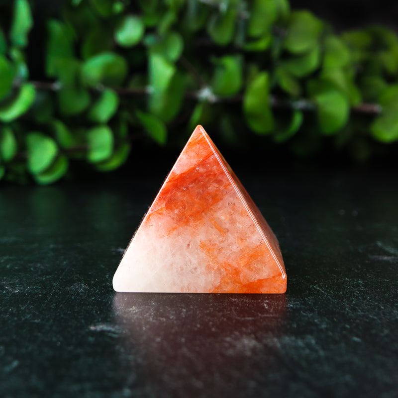 Hematoid Quartz Pyramid