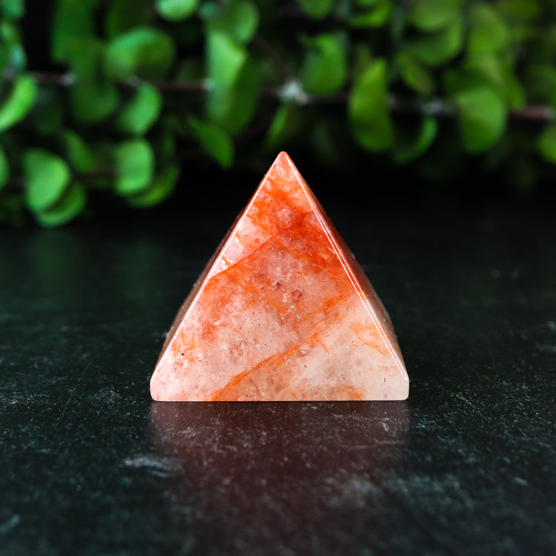 Hematoid Quartz Pyramid