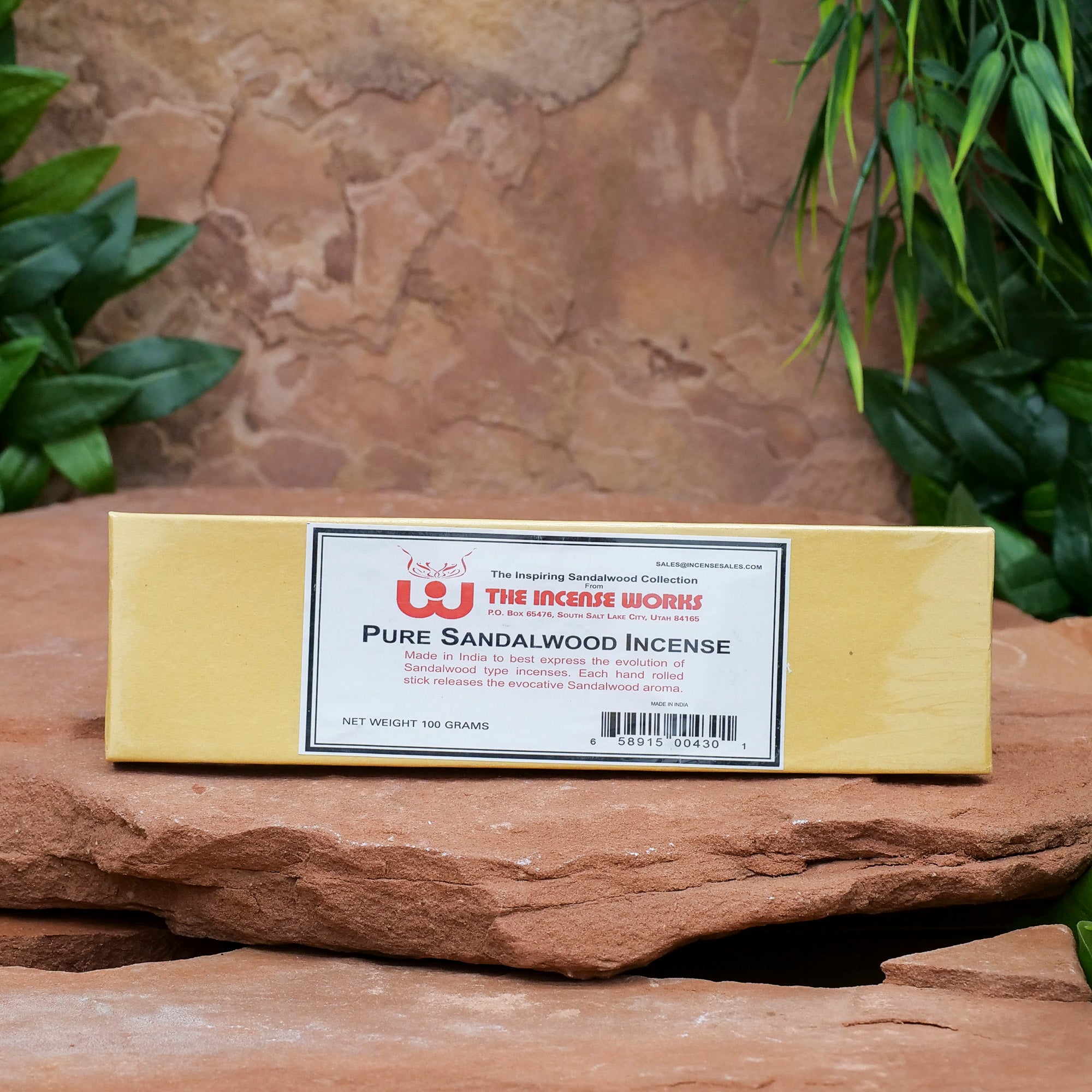 Pure Sandalwood Incense Incense Incense Works 100g
