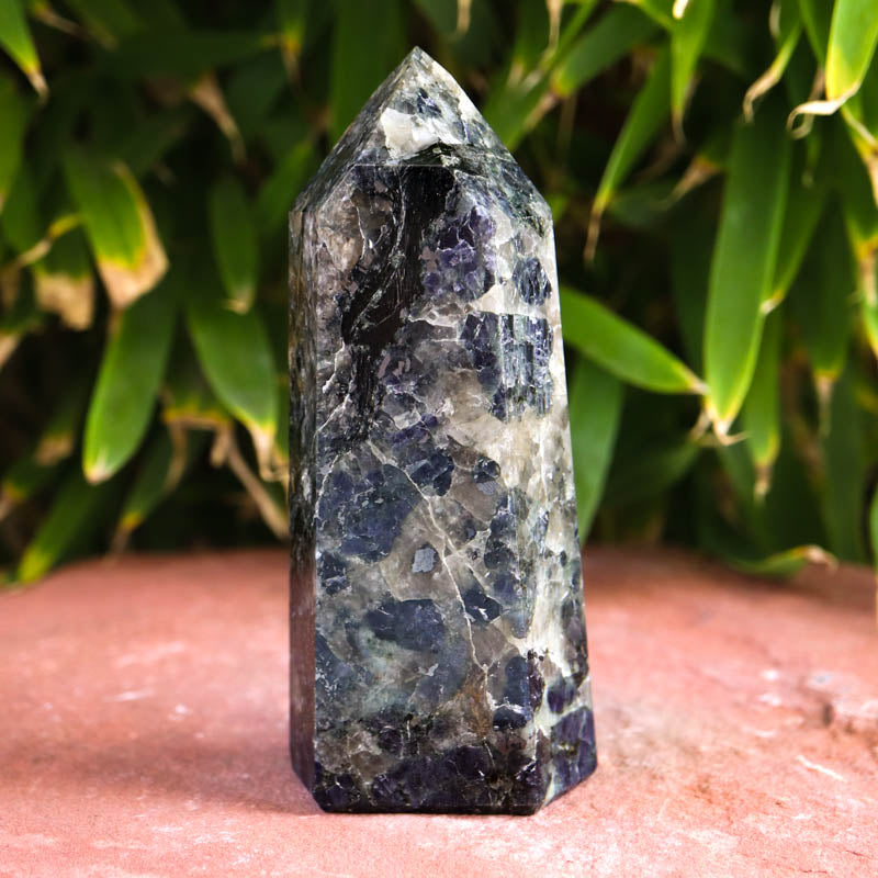 Iolite Base Cut Point Crystal Point Crystal Magic