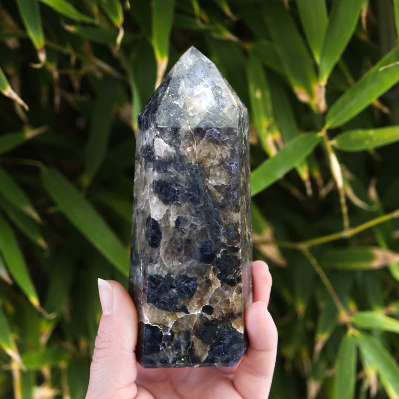 Iolite Base Cut Point Crystal Point Crystal Magic