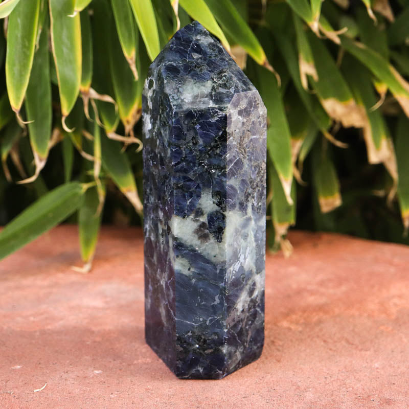 Iolite Base Cut Point Crystal Point Crystal Magic