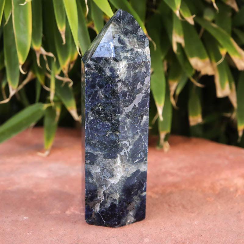 Iolite Base Cut Point Crystal Point Crystal Magic