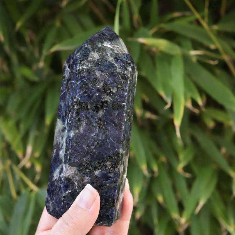 Iolite Base Cut Point Crystal Point Crystal Magic