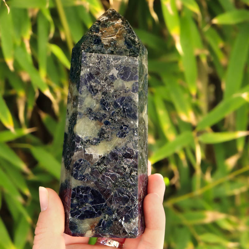 Iolite Base Cut Point Crystal Point Crystal Magic