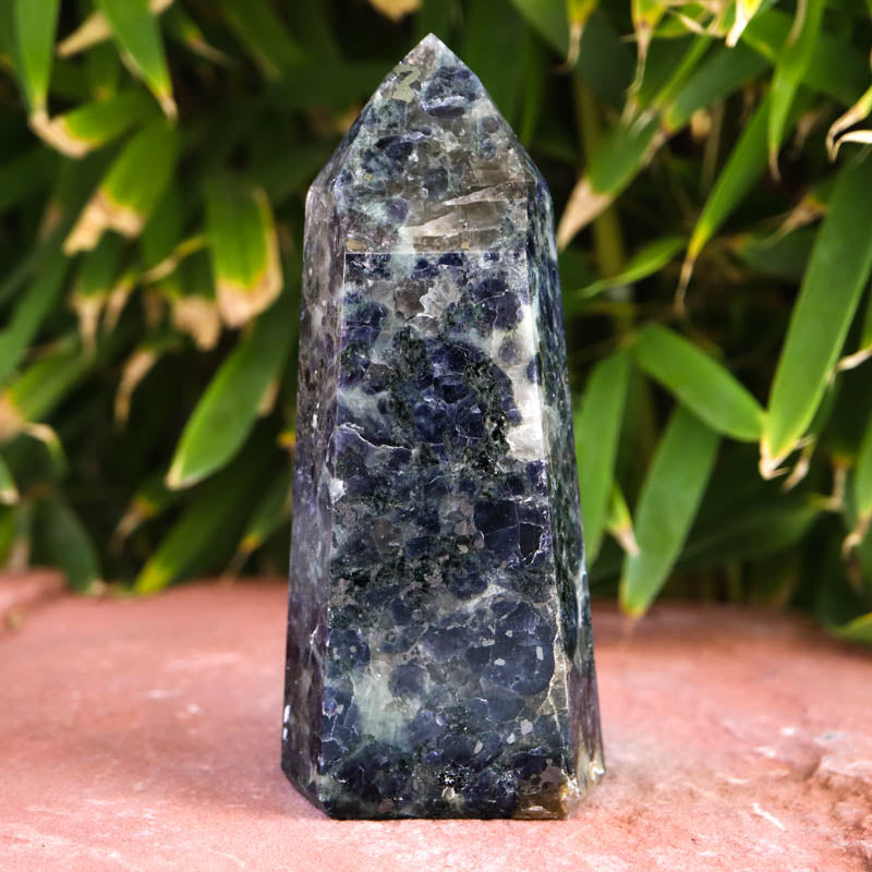Iolite Base Cut Point Crystal Point Crystal Magic