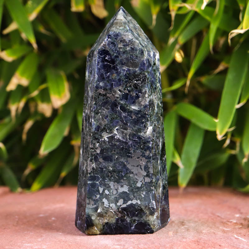 Iolite Base Cut Point Crystal Point Crystal Magic