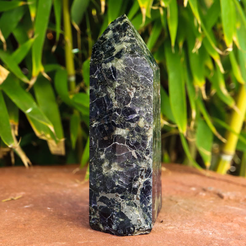 Iolite Base Cut Point Crystal Point Crystal Magic