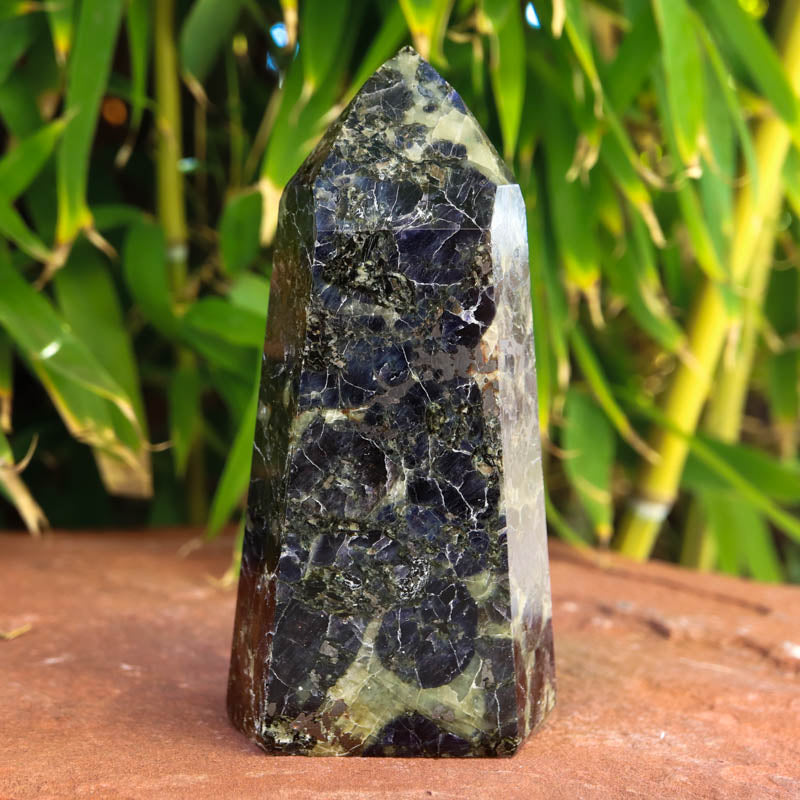 Iolite Base Cut Point Crystal Point Crystal Magic
