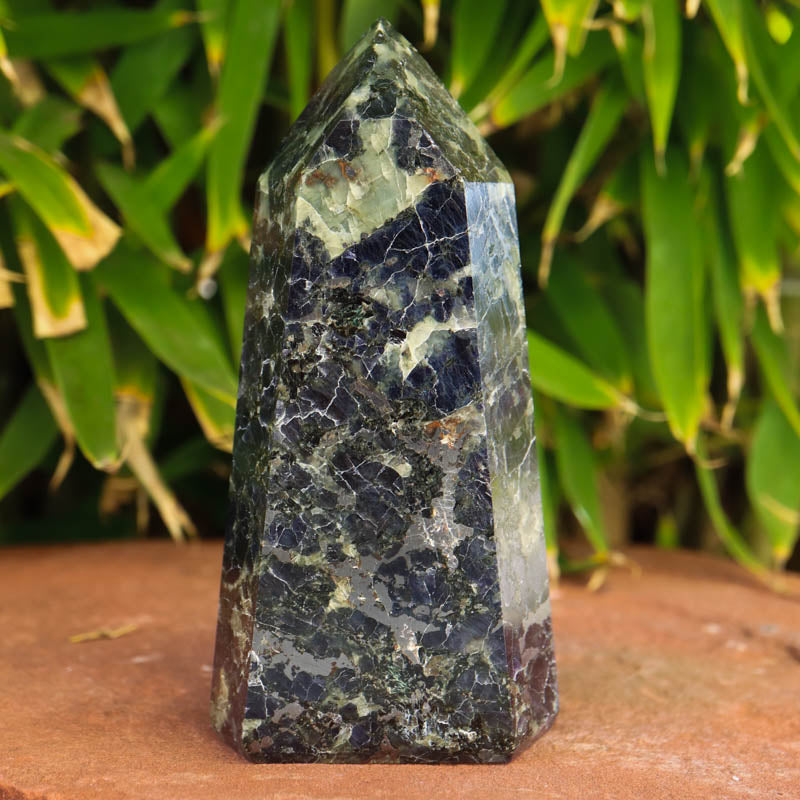 Iolite Base Cut Point Crystal Point Crystal Magic