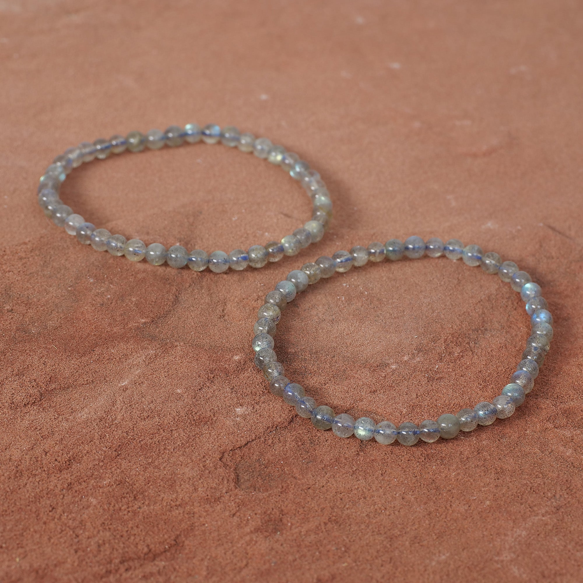 Labradorite Bracelet Jewelry: Bracelet Milk and Honey 4mm