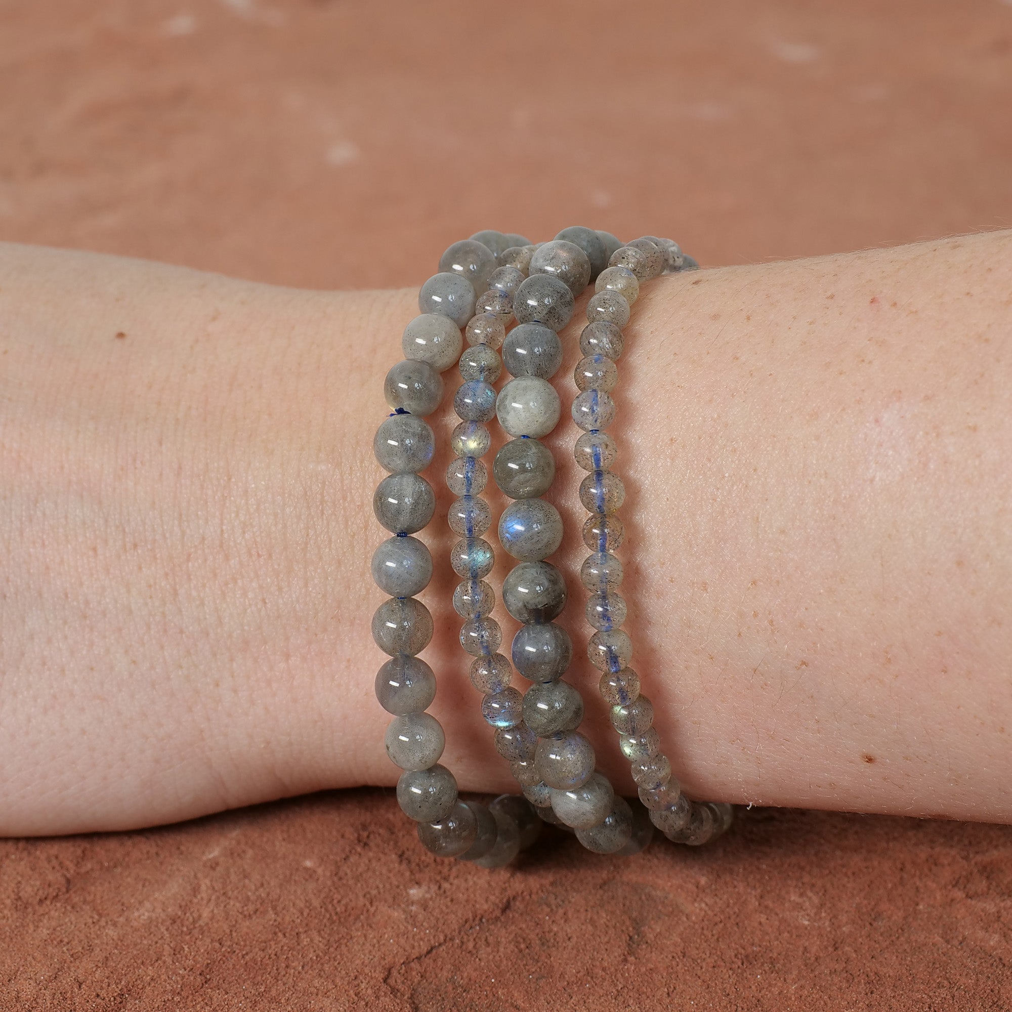 Labradorite Bracelet Jewelry: Bracelet Milk and Honey