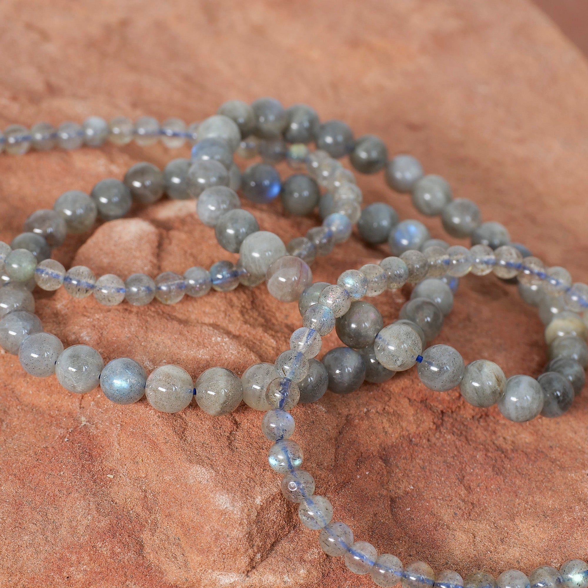 Labradorite Bracelet Jewelry: Bracelet Milk and Honey