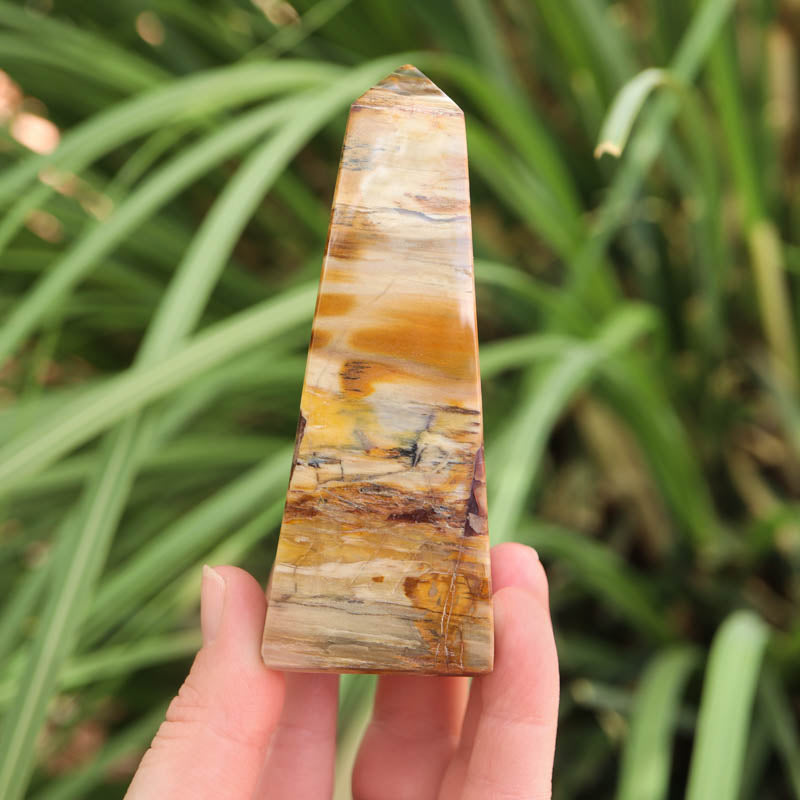 Petrified Wood Obelisk