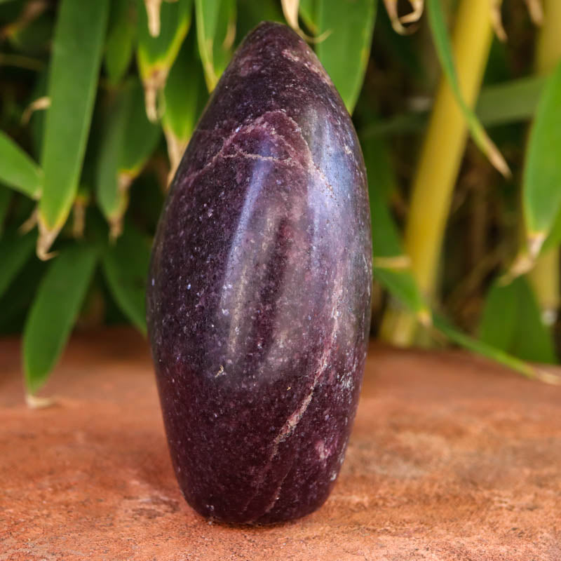 Base Cut Lepidolite Free Form Crystal Carving Crystal Magic