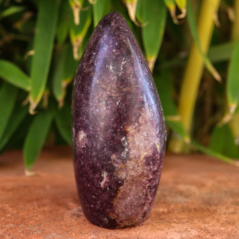 Base Cut Lepidolite Free Form Crystal Carving Crystal Magic